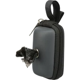 Trixie Dog Dirt Bag Dispenser - tartó (poliészter borítással, fekete, piros) kutyaürülék zacskókhoz (20db zacskóval)