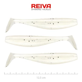 REIVA Flat Minnow shad 12,5cm 3db/cs (Pearl Dot)