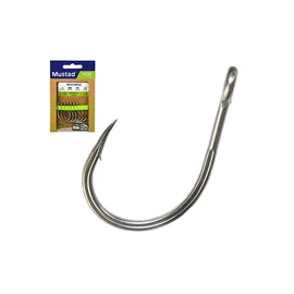 MUSTAD KAIJU SINGLE RING TITAN STEEL 8/0 3DB/CS