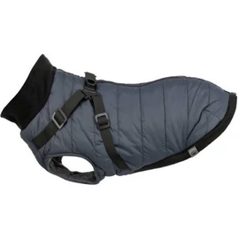 Trixie Coat Pontis with Harness - kabát hámmal (kék, vízlepergető) kutyák részére (XXS) 24cm