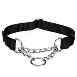 Trixie Premium Stop the Pull - félfojtó nyakörv - fekete - (L-LX) 45-70cm/25mm