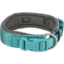 Trixie premium collar, extra wide (XS) - nyakörv (extra széles,aqua/grafit) kutyák részére (XS-S) 27-35cm/25mm