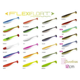 Gumihal Delphin ZANDERA FlexiFLOAT UVs / 5db - 12cm/YELLA