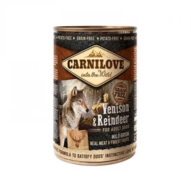 Carnilove Adult Venison & Reindeer Can-  Vad és Rénszarvas Hússal Konzerv 400gr