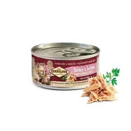Carnilove Cat Kitten Turkey & Salmon Can-  Pulyka és Lazac Hússal Konzerv 100g