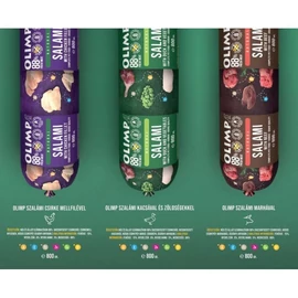 OLIMP Prémium szalámi 88% hús marha,kacsa,csirke 800g 3*4db MIX BOX