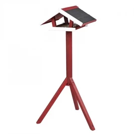 Trixie Kültéri madáretető Fából álló 46x22x44cm/1,15m Piros/Fehér