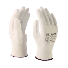 PORTWEST XS/ 6-es fekete mártott kötött PU szerelő kesztyű