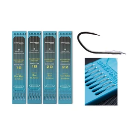 Drennan 6″ Plate Silverfish Maggot előkötött horog 22-es