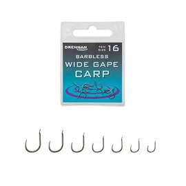 Drennan Barbless Wide Gape Carp horog 16-os