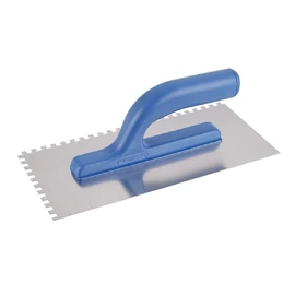 FESTA 280×130mm E6 fogazott rozsdamentes simító, körmös glettvas, 6x6mm