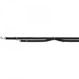 Trixie Premium hosszabbítható dupla póráz L–XL 2.00m/25mm fekete