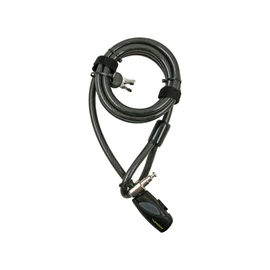 STANLEY S741-163 családi kulcskábeles kerékpár zár, 3 kulcsos, 2400 mm hosszúság