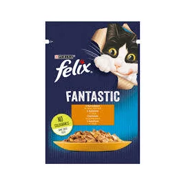 Felix Fantastic - alutasakos (csirke) nedves eledel aszpikban macskák részére (85g)