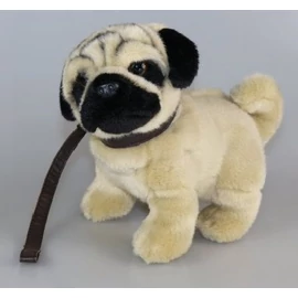 Plüss Mopsz  kutyus porázzal    27cm