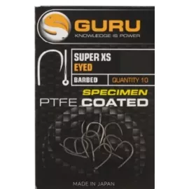 GURU Super XS Size 8 (Barbed/Eyed)