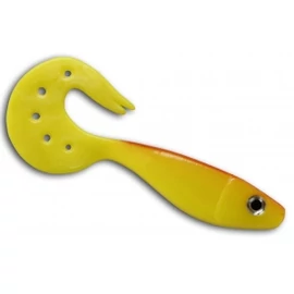 Nevis Vantage Shad  twister 9 cm  sárga-piros 3db/cs