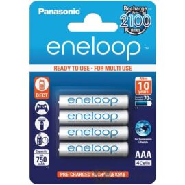 Panasonic Eneloop AAA 750mAh Ni-MH TÖLTHETŐ akkumulátor 4db/ csomag