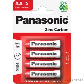 Panasonic Red Zinc AA 1.5V  elem 4db/csomag R06R