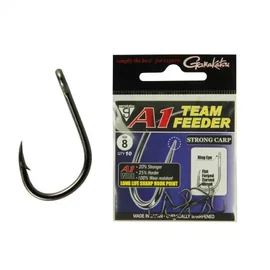 Gamakatsu A1 TEAM FEEDER HOOKS STRONG CARP #8-as               