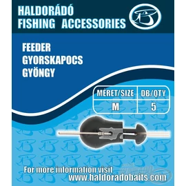 HALDORÁDÓ Feeder gyorskapocs gyöngy "M" méret