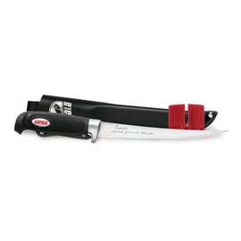 RAPALA Soft Grip PROFI filézőkés ajándék kemény bőrtokkal és késélezővel 19cm
