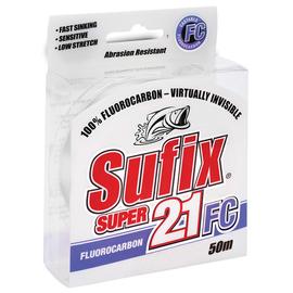 Sufix SUPER 21 FLUORO CLEAR  0,25mm 50M