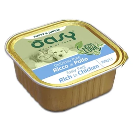 Oasy Dog Alutálka Tasty Paté Puppy&Junior Chicken 150g