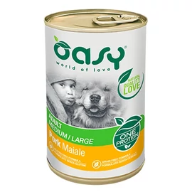 Oasy Dog Konzerv OP Adult Medium/Large Pork 400g