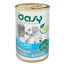 Oasy Dog Konzerv OP Puppy&Junior Medium/Large Lamb 400g