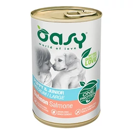 Oasy Dog Konzerv OP Puppy&Junior Medium/Large Salmon 400g