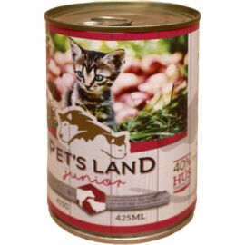 Pet s Land Cat Junior Konzerv Marhamáj-Bárányhús almával 415g