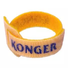 Konger yellow velcro tape for rods short 20cm no.3