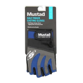 MUSTAD HALF FINGER CASTING GLOVES SIZE S