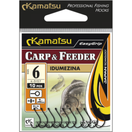 Kamatsu kamatsu idumezina carp -and- feeder 1 black nickel ringed