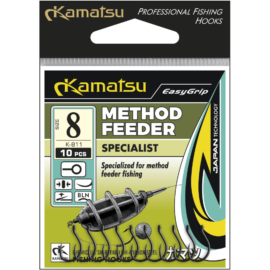 Kamatsu kamatsu method feeder specialist 12 black nickel ringed
