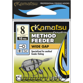 Kamatsu kamatsu method feeder wide gap 12 black nickel ringed