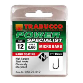 Trabucco Power Specialist mikro szakállas horog 15 15 db