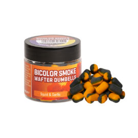 BENZAR MIX BICOLOR SMOKE WAFTER DUMBELLS SQUID-FOKHAGYMA 12*8MM LILA-SÁRGA 60 ML