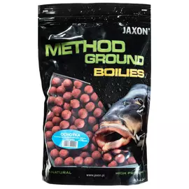 Jaxon method ground boilies bloodworm 1kg 16mm