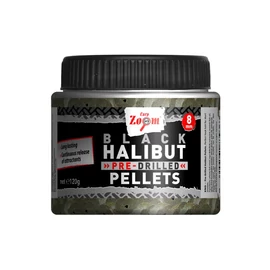 CarpZoom Fekete fúrt halibut horogpellet 15 mm 120 g