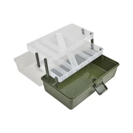Carp Zoom CZ Praktikus horgászláda tálcákkal, 29,4x18,7x15 cm