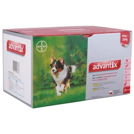 Advantix spot on 10-25 kg közötti kutyáknak A.U.V. 24 x 2,5 ml