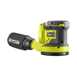 Ryobi ONE+ 18V 125mm akkus excenter csiszoló+3db csiszolólap RROS18-0 SOLO csak készülék