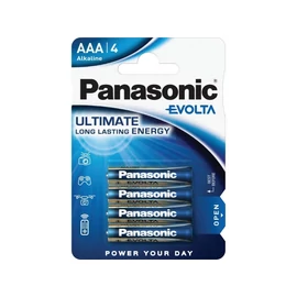 PANASONIC 4db EVOLTA AAA/mikro szupertartós alkáli elem 1,5 V