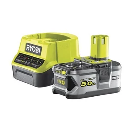 Ryobi ONE+ 18V 5.0Ah akku+töltő RC18120-150