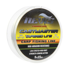 Castmaster Tapered Line 5x15m  0.23-0.57mm