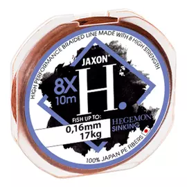 Jaxon hegemon 8x sinking braided line 0,16mm 10m