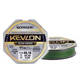 Konger kevlon olive green x4 0.10/10m