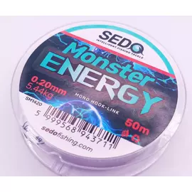SEDO Monster Energy Monofil előkezsinór - 50m 0.16mm 3.67Kg 50m
